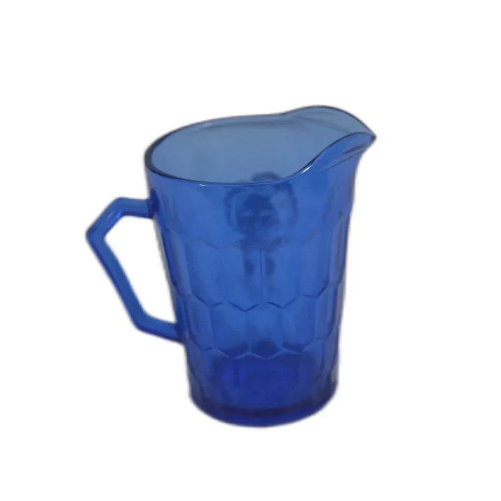 Hazel Atlas Shirley Temple Cobalt Blue Glass Pitcher Vintage Nostalgia
